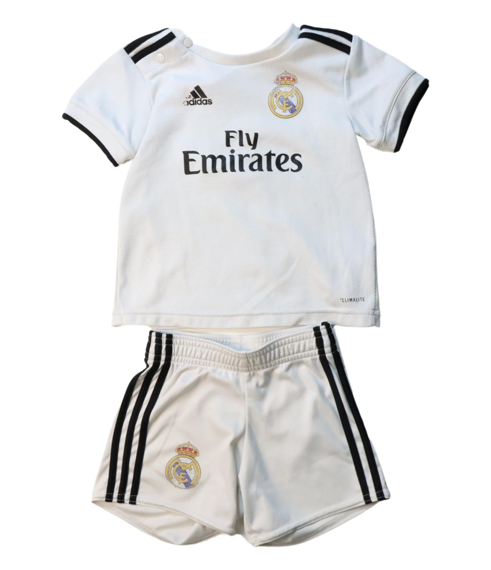 Adidas Top & Short Set for Baby Boys & Girls 12-18 Months - Comfortable Cotton Outfit for Playtime, Daycare & Casual Wear