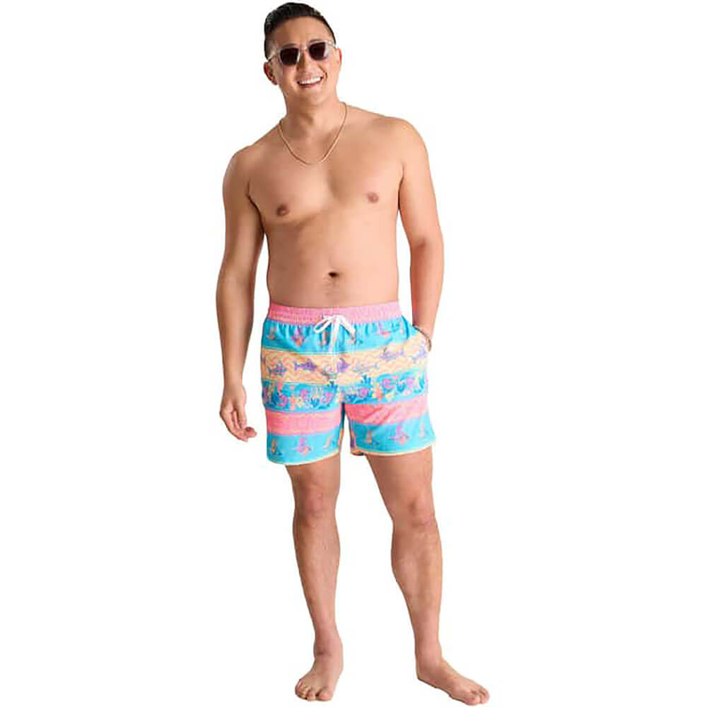 Chubbies 5.5 Inch The Rodeo Stingray Swim Trunks for Men - Bright Blue Quick-Dry Beach Shorts | Perfect for Swimming, Surfing & Summer Vacations