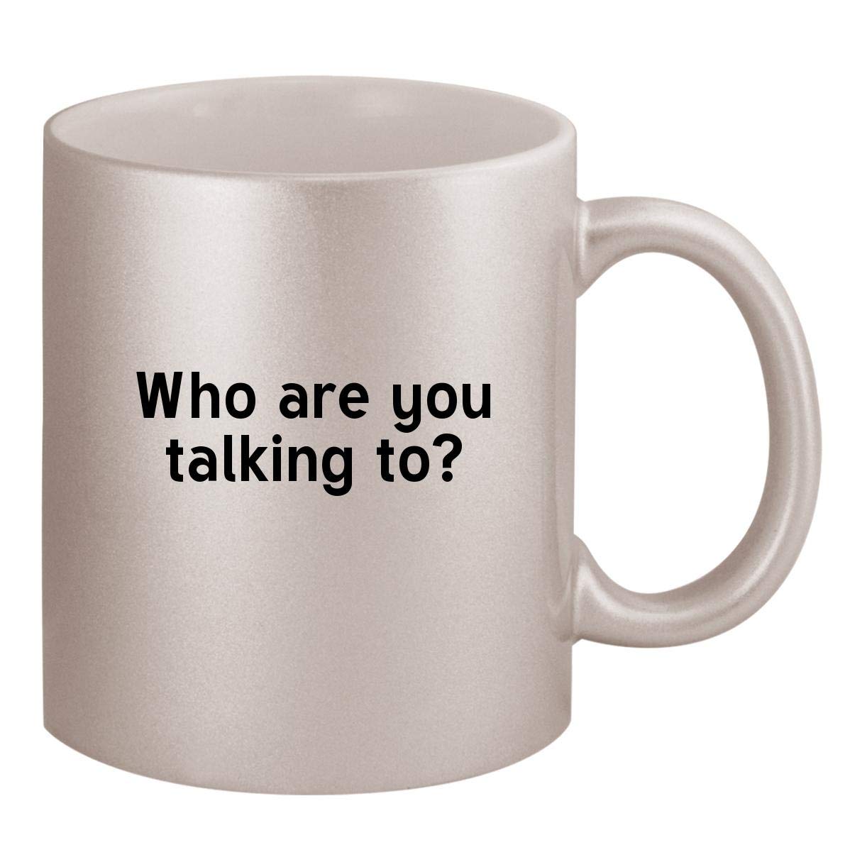 11oz Silver Ceramic Coffee Mug - Elegant & Durable Silver Coffee Cup for Home, Office, or Gifts | Perfect for Hot & Cold Beverages
