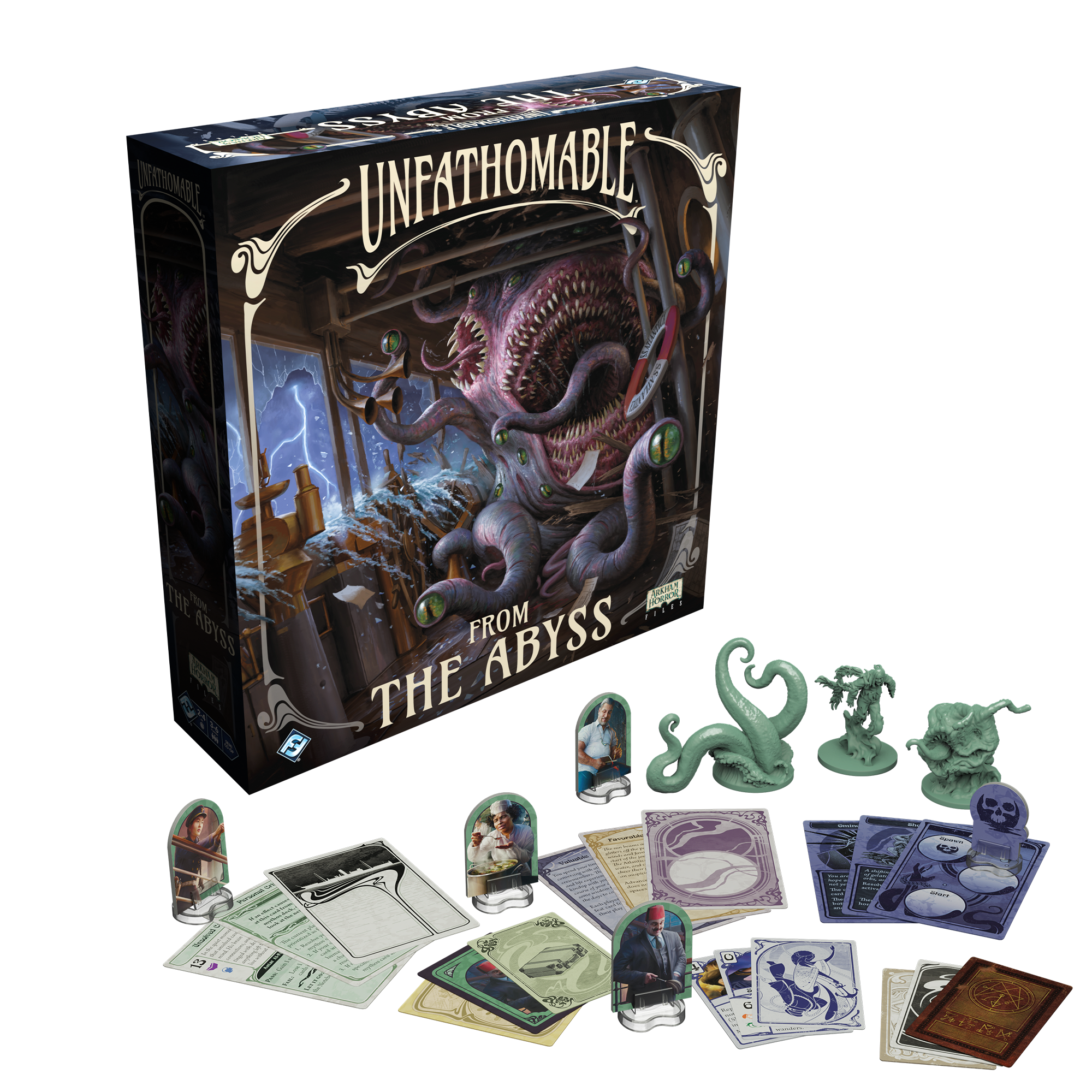 Unfathomable: From the Abyss Board Game Expansion - Horror Strategy Game for 3-6 Players | Perfect for Game Nights & Cthulhu-Themed Parties