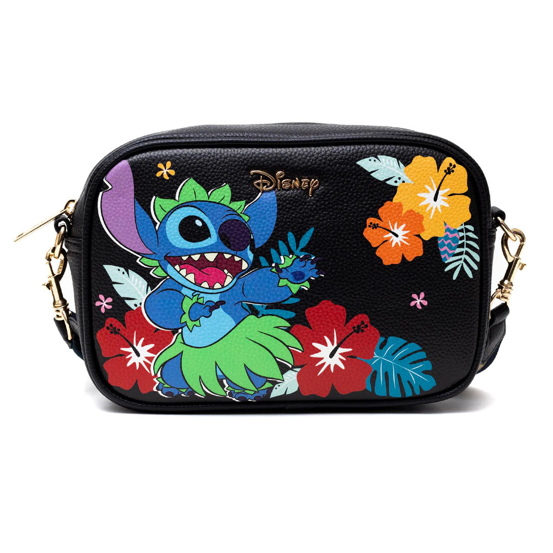 WondaPOP Lilo and Stitch Themed Camera Crossbody Purse for Women - Disney Inspired Fashion Accessory for Travel, Shopping, and Everyday Use