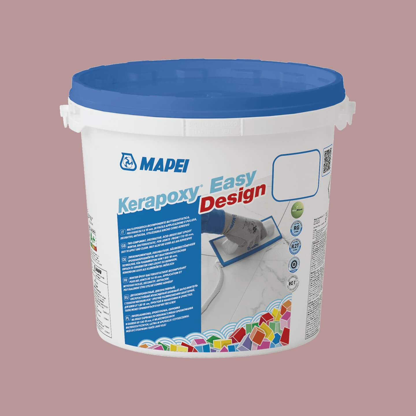 Mapei Kerapoxy Easy Design Epoxy Grout 3kg (6.6 lbs) - High-Performance Waterproof Tile Grout for Floors, Walls, and Countertops | Ideal for Bathrooms, Kitchens, and Commercial Spaces