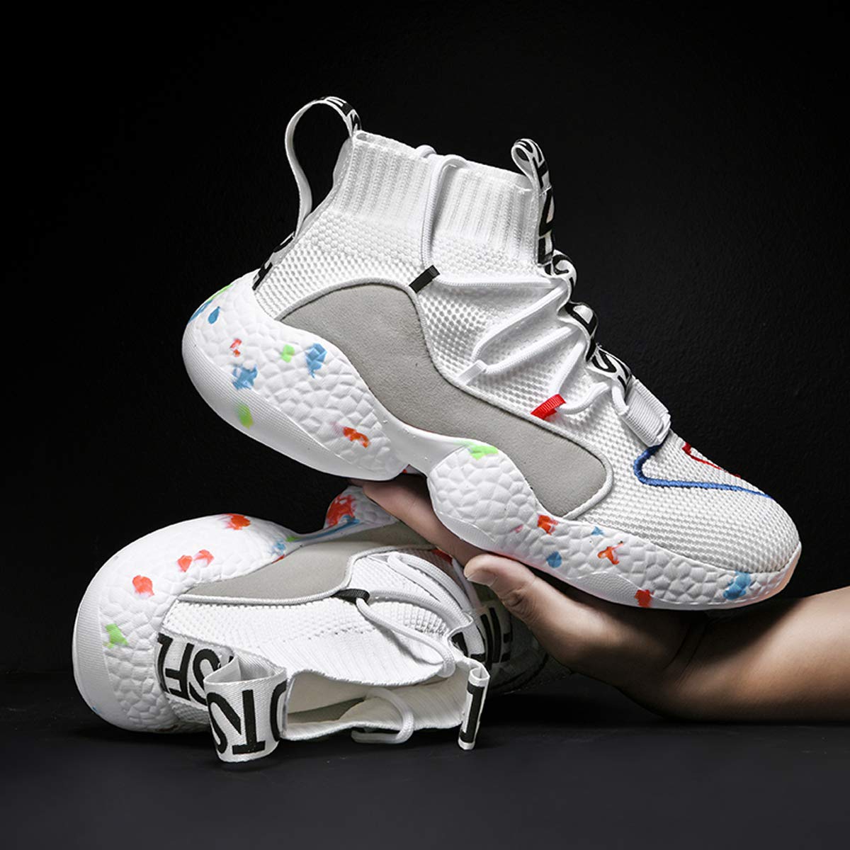 **LIBINXIF Breathable Non-Slip Sneakers for Women & Men – Lightweight Walking, Running & Training Shoes – Comfortable Couple & Sock Shoes for Gym, Travel & Daily Wear**