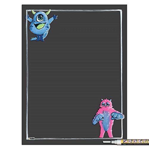 Pink, Blue, and Green Monsters With 1 White Marker