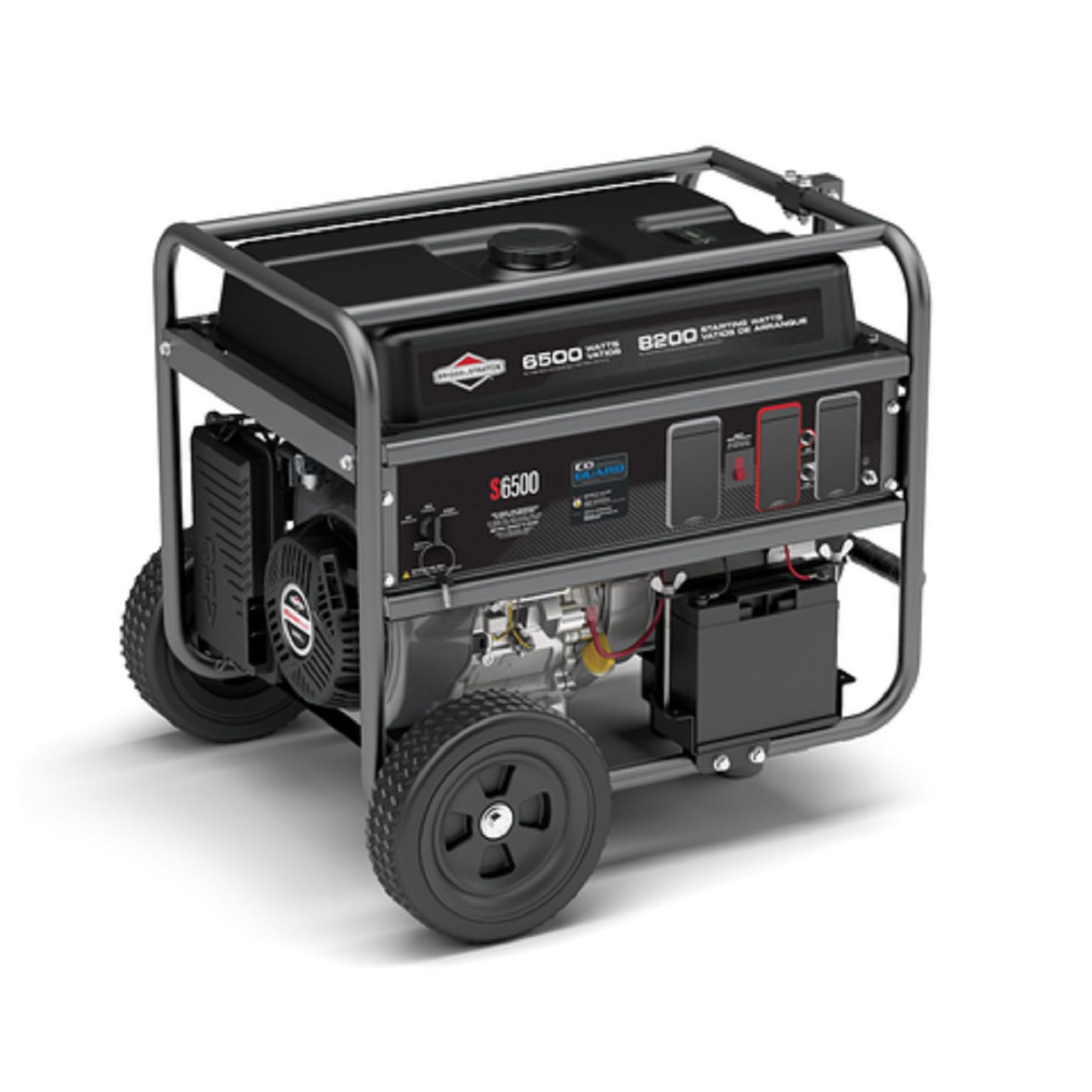 Briggs & Stratton 6500W Portable Generator with Electric Start - Reliable Power for Camping, RV Trips & Outdoor Adventures