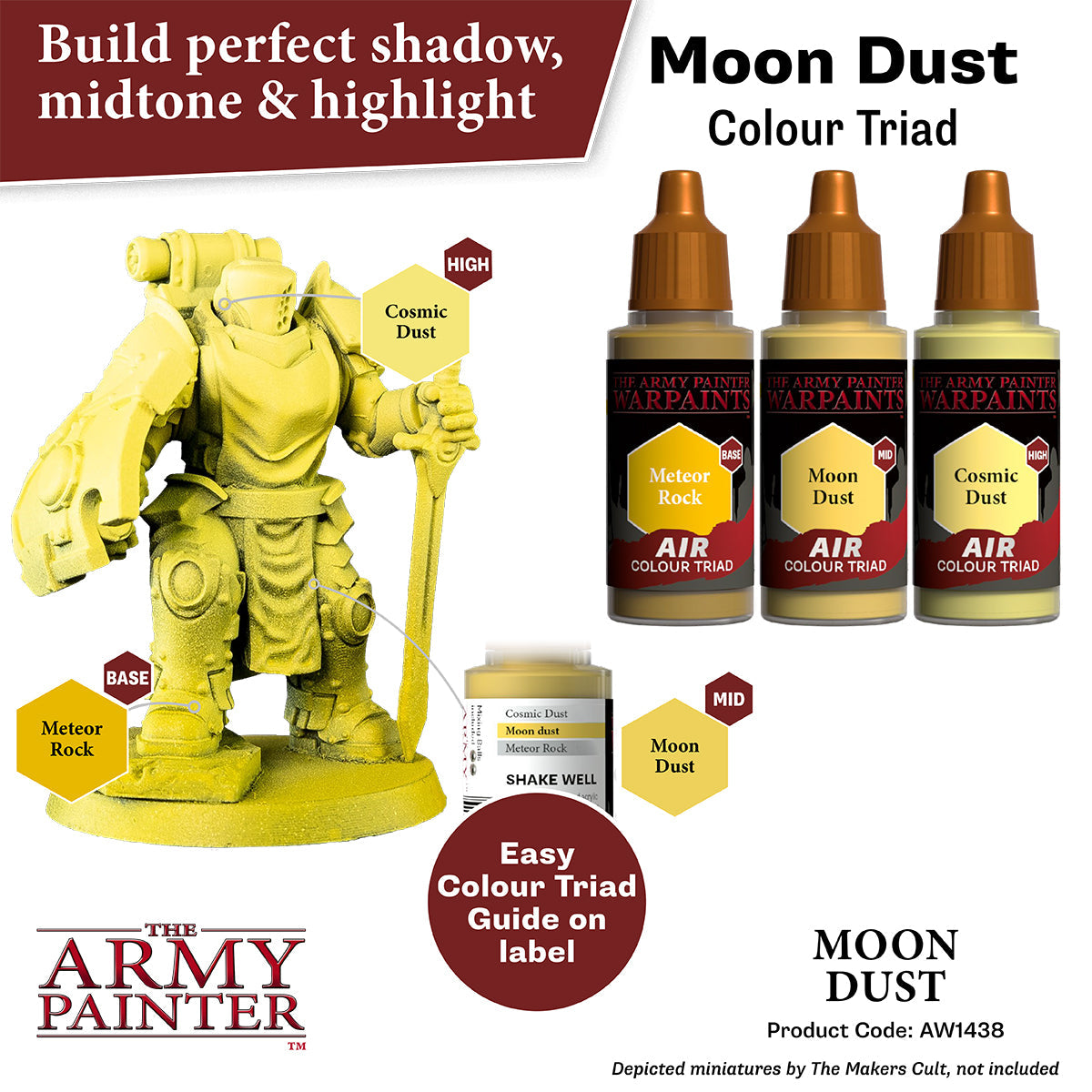 Warpaints Air: Moon Dust - Premium Cosmetic Loose Powder for Makeup & Contouring | Perfect for Everyday Wear & Special Occasions