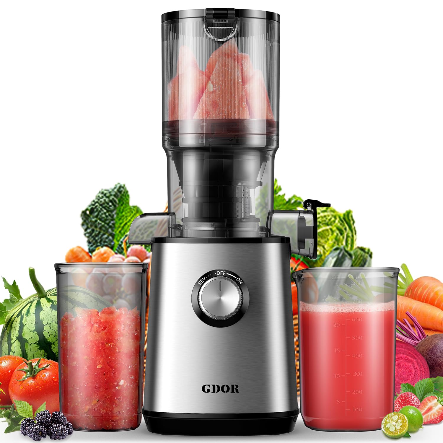Premium GDOR Cold Press Juicer Machine - 4.25