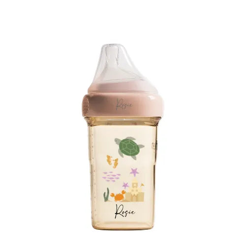 Hegen Baby Bottle - Customizable & Leak-Proof - Perfect for Breastfeeding, Travel & Daycare - BPA-Free Infant Feeding Solution