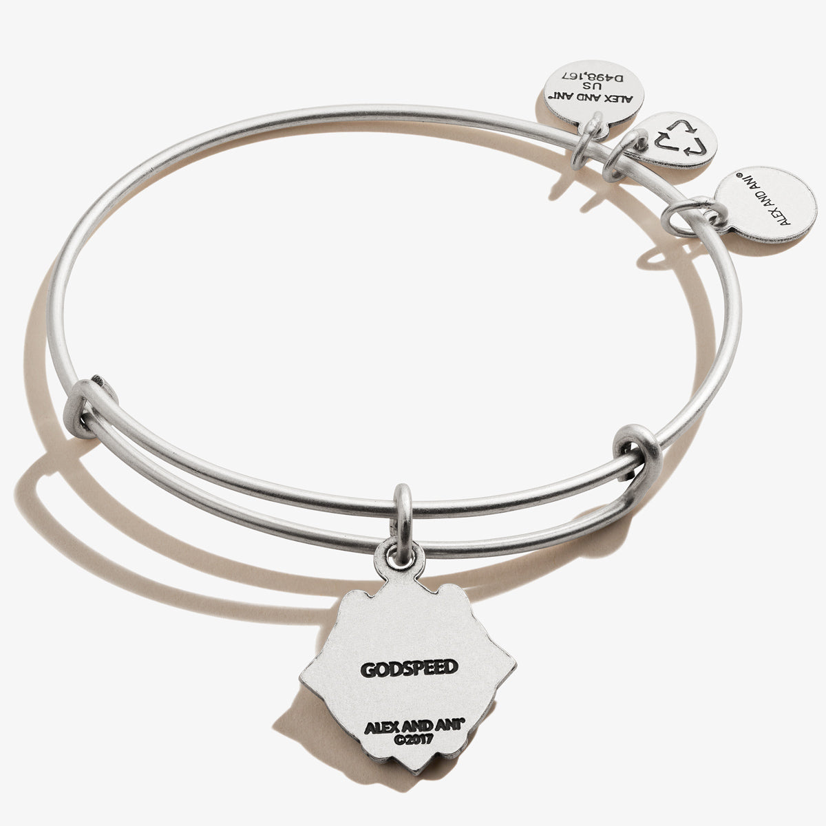 Godspeed Charm Bangle - Elegant Adjustable Bracelet for Women | Perfect for Everyday Wear, Gifts & Spiritual Protection