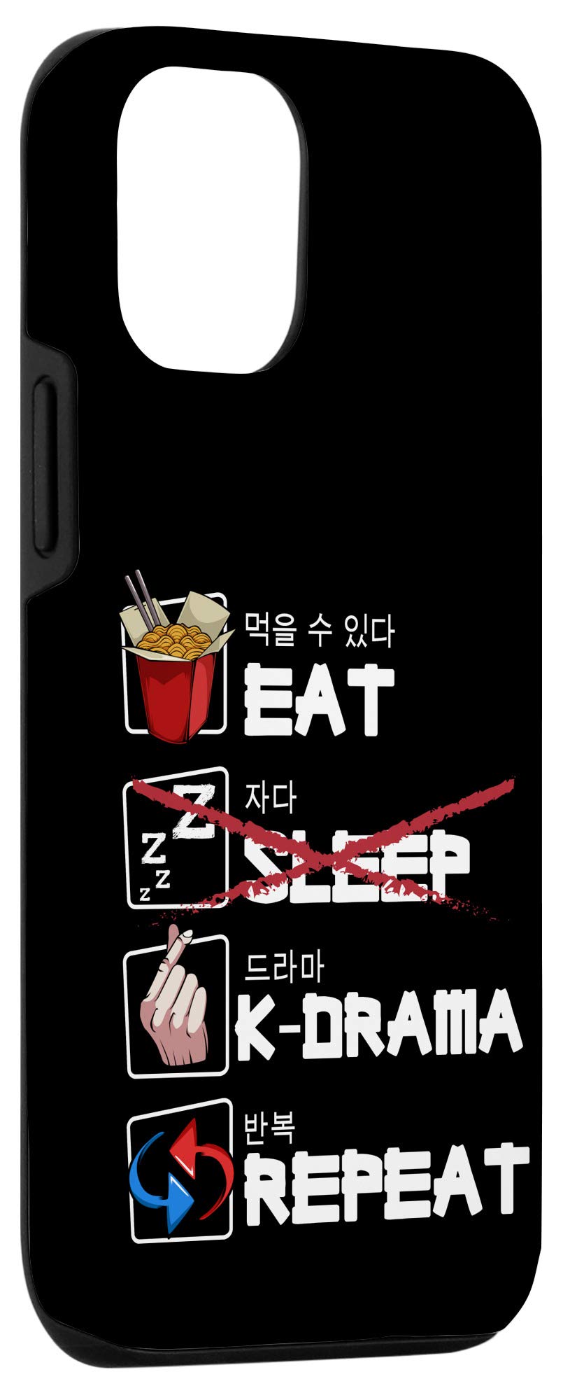 iPhone 12/12 Pro Case - Korean Drama Inspired TV Show Design - Slim Protective Phone Cover for K-Pop Fans | Perfect for Watching K-Dramas, Daily Use & Travel