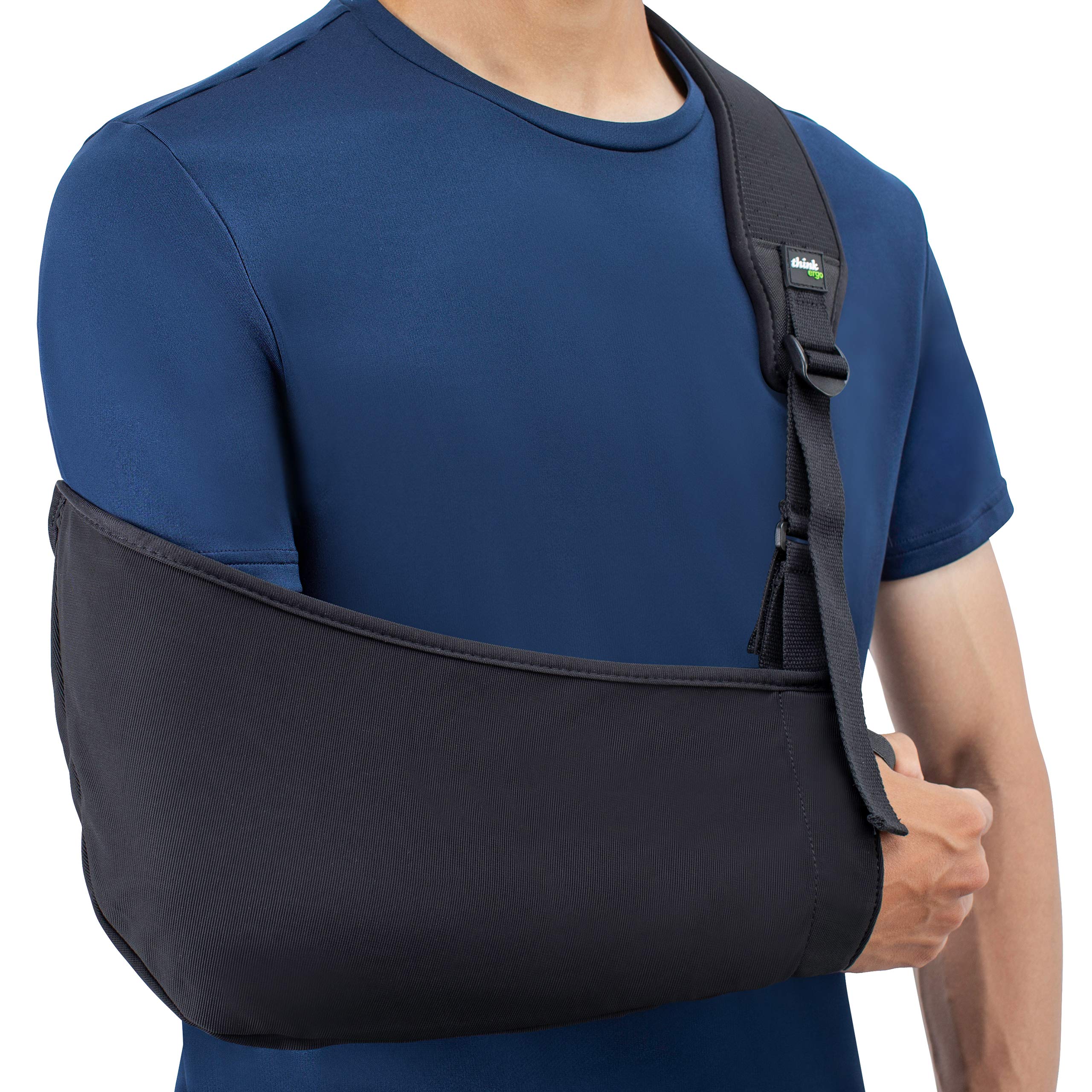 **Breathable Arm Sling with Padded Strap – Shoulder Support for Broken Bones, Fractures & Rotator Cuff Injuries – Ideal for Post-Surgery & Injury Recovery**