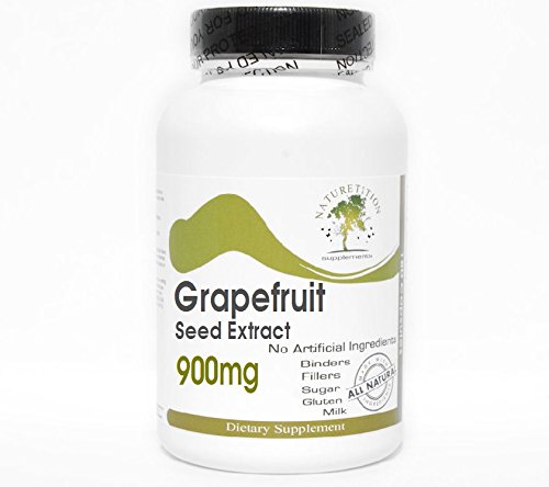 Grapefruit Seed Extract 900mg - 200 Capsules | Natural Immune Support Supplement | No Additives, Non-GMO | Boost Immunity & Gut Health | For Daily Wellness & Detox