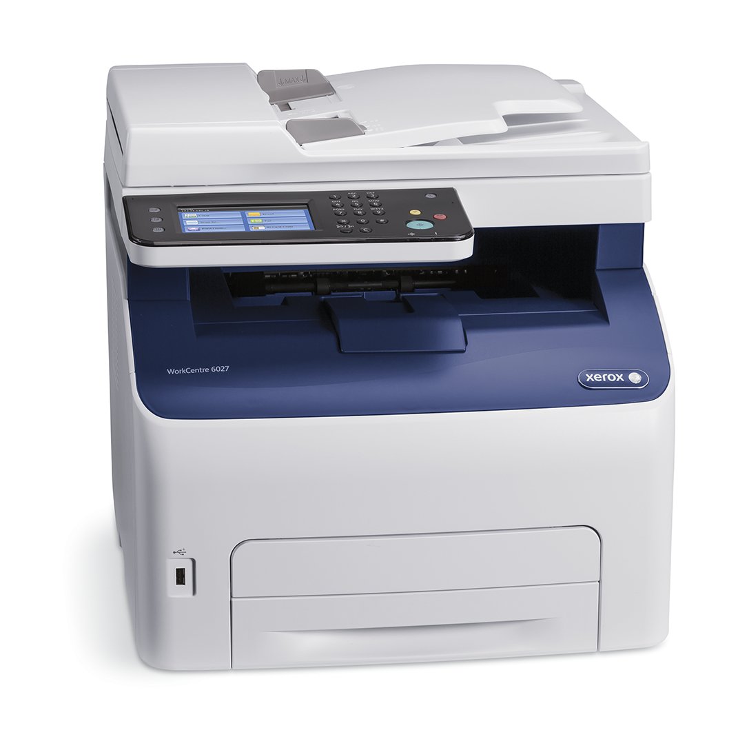 Xerox WorkCentre 6027/NI Wireless Color Laser Multifunction Printer - Copy, Scan, Fax & Print | Ideal for Home Office & Small Business Productivity