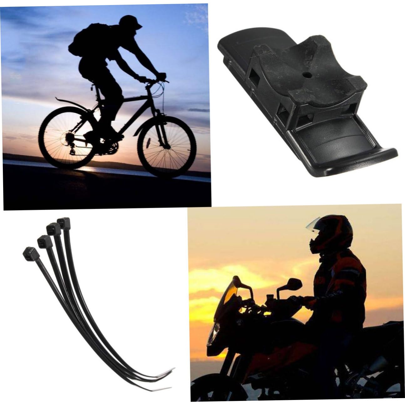Adjustable Motorcycle Bike Phone Mount Holder - Universal GPS Navigation Stand for Outdoor Riding & Cycling | Perfect for Adventure Sports & Commuting