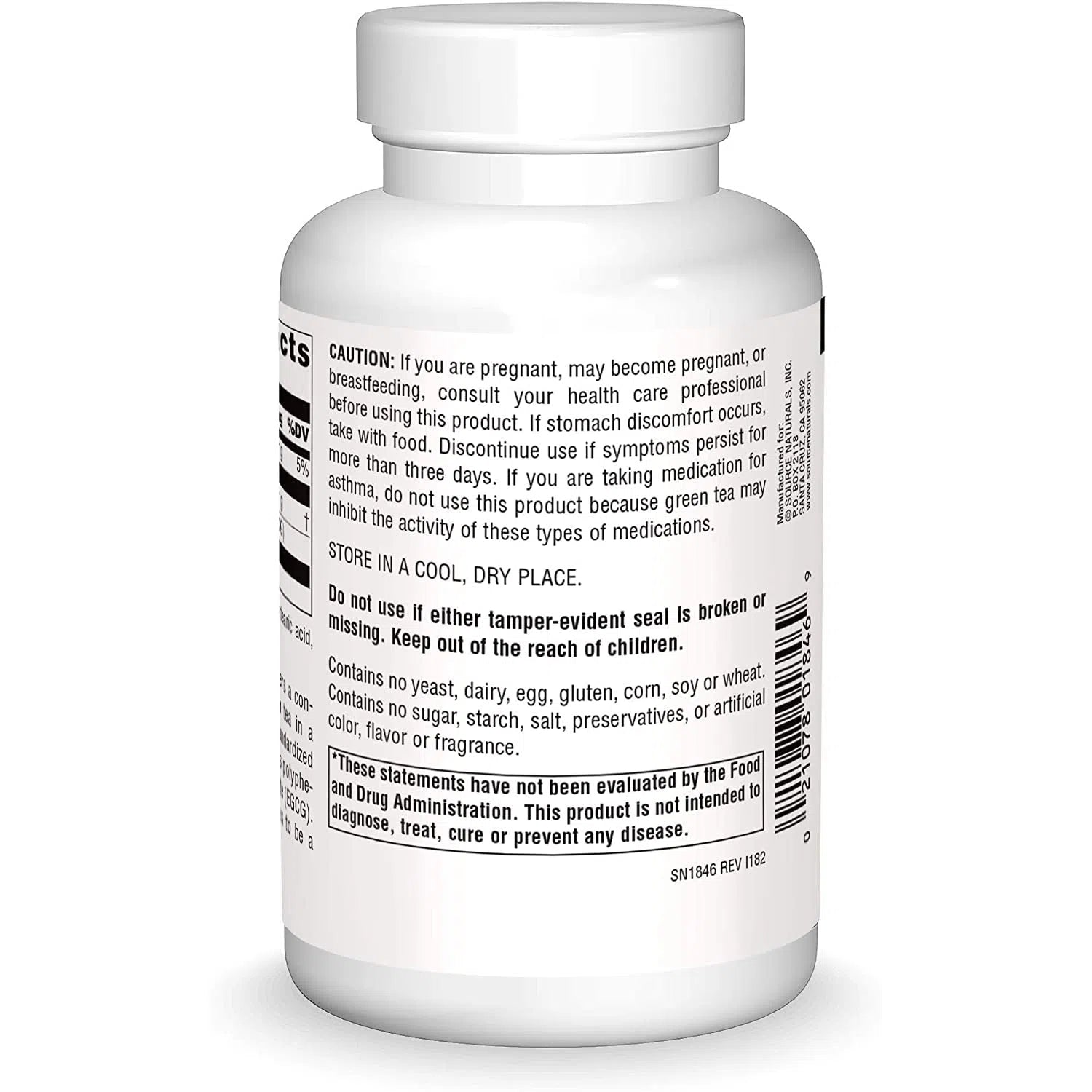 Source Naturals Green Tea Extract 500mg - Premium Antioxidant Supplement for Weight Management & Energy Boost - Supports Metabolism & Immune Health - Perfect for Daily Wellness & Detox Routine