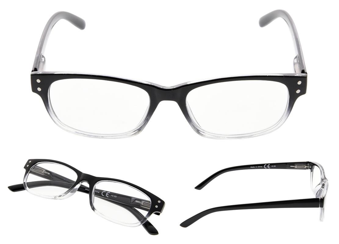 5-Pack Vintage Reading Glasses with Sunshine Readers - Stylish & Durable for Reading, Crafts, and Outdoor Activities