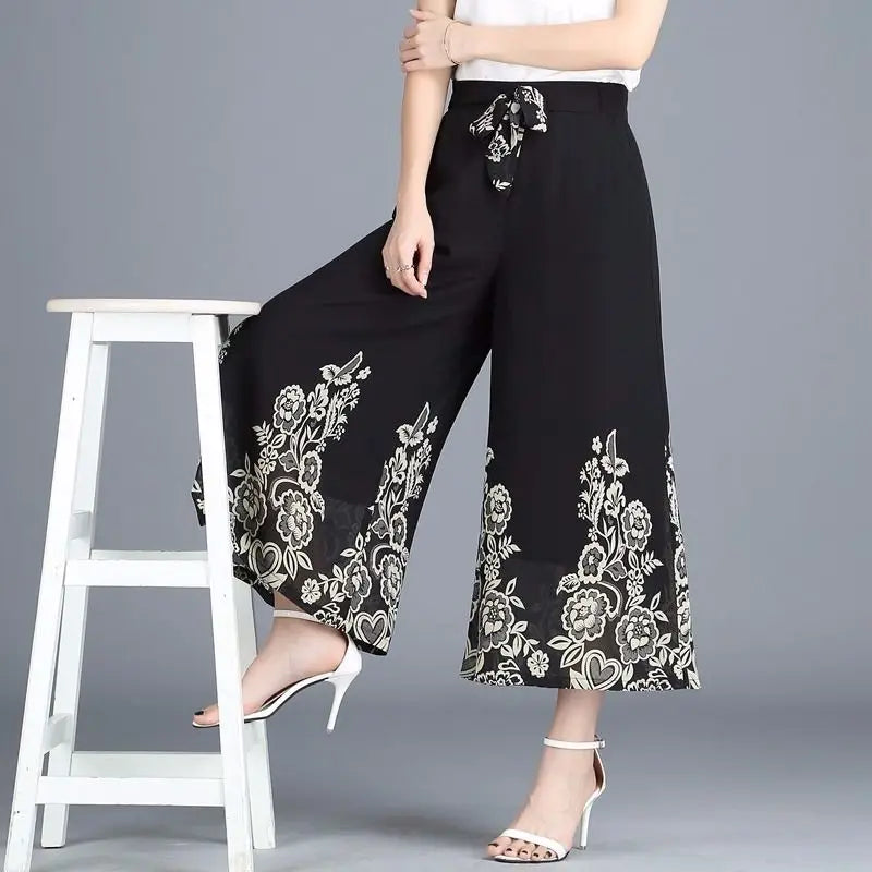 Stylish Black Women's Wide Leg Pants with Adjustable Waist Strap - 10 Trendy Designs | Korean Harajuku Fashion 2023 | Perfect for Casual Wear, Office Outfits & Street Style