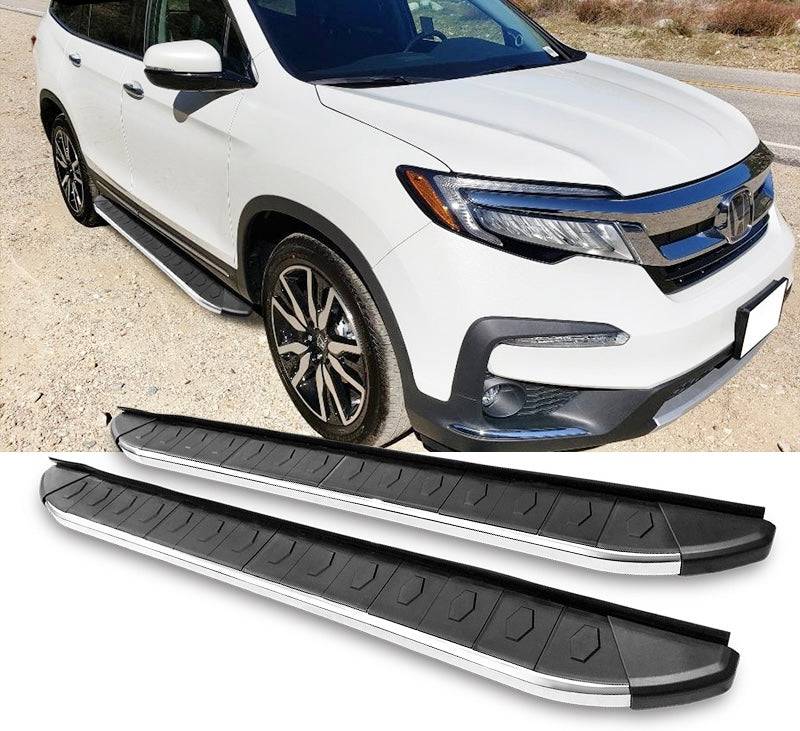 2016-2023 Honda Pilot Running Boards Side Steps - OEM Style Nerf Bars for Enhanced Access & Style - Perfect for Off-Roading, Camping & Daily Use