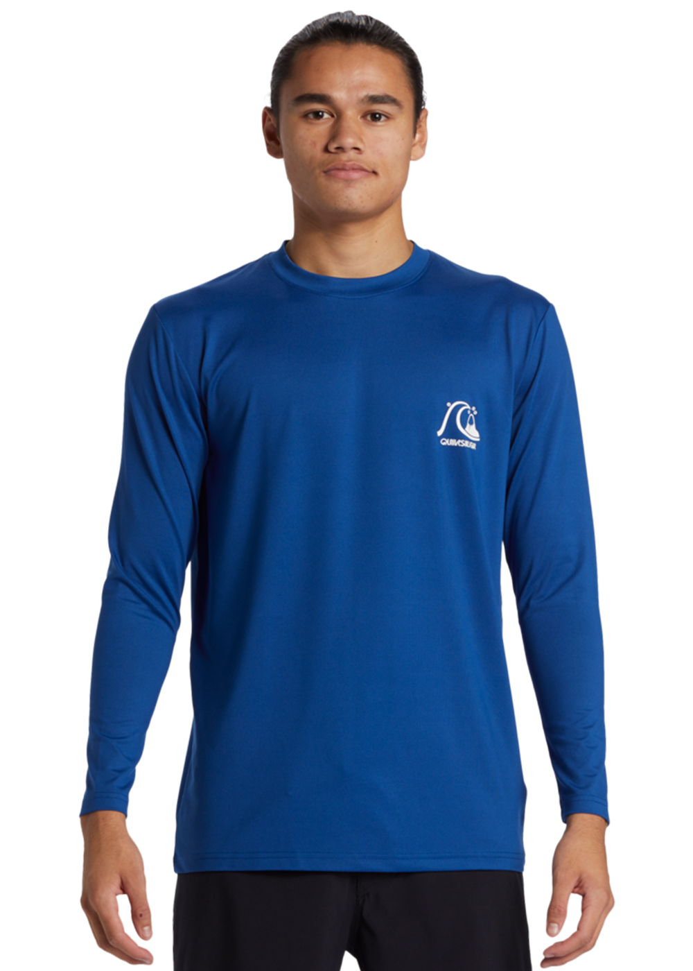 Quiksilver Men's DNA Long Sleeve Rash Guard Shirt - UPF 50+ Sun Protection for Surfing, Swimming & Outdoor Activities