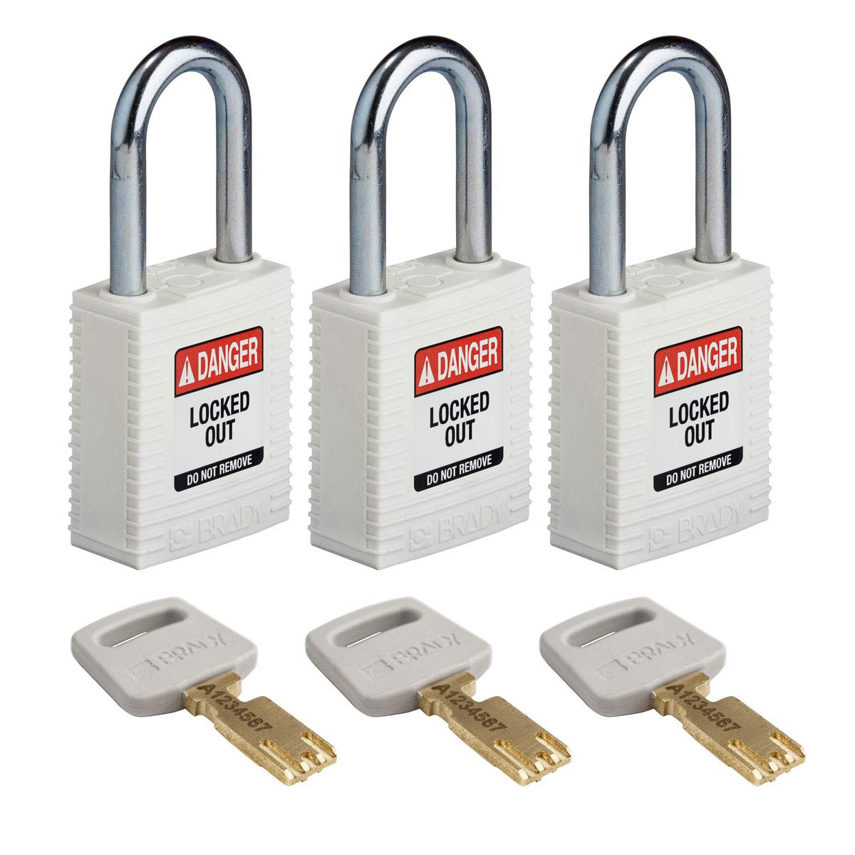 Brady SafeKey Lockout Padlock - 1.5