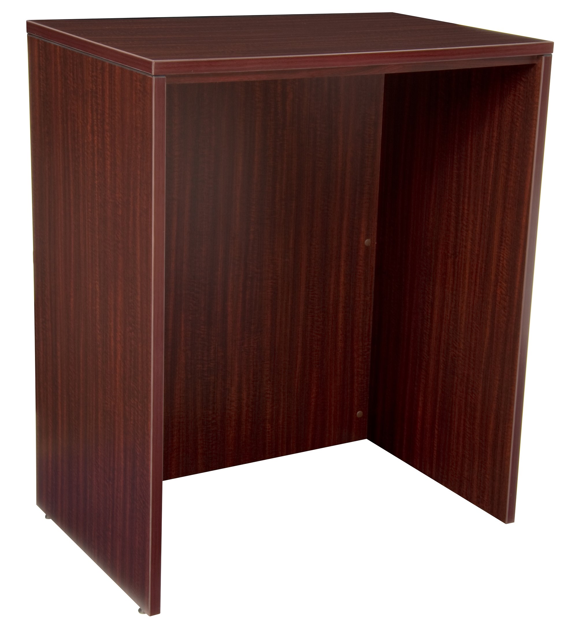 Regency Legacy Adjustable Standing Desk - Solid Mahogany Wood, Ergonomic Height for Home & Office Workspace - Perfect for Remote Work, Study & Gaming