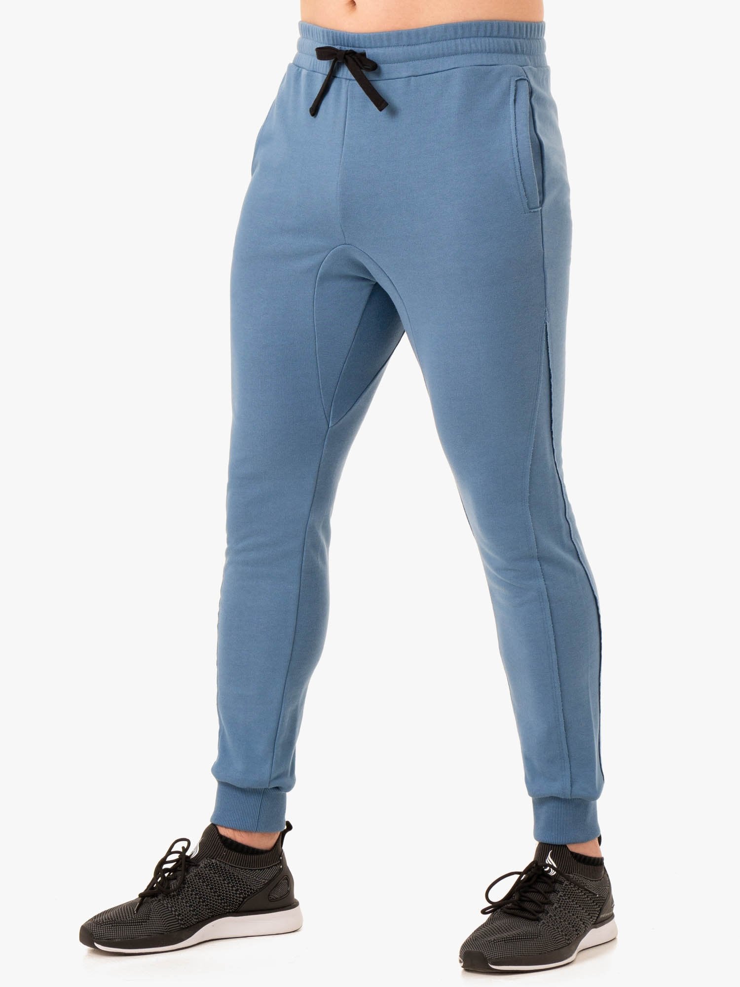 Force Track Pant - Men's Athletic Running Jogger Pants in Blue - Perfect for Gym, Workouts & Casual Wear