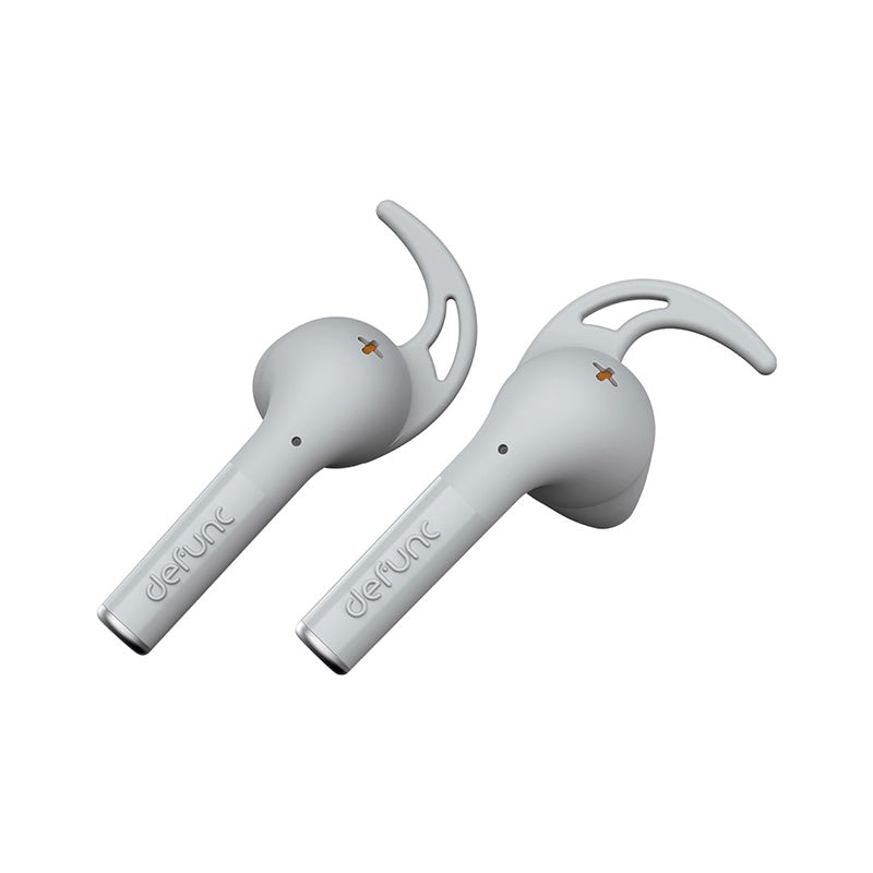 Defunc True Sport Wireless Earbuds in Silver - Perfect for Running, Gym & Outdoor Activities