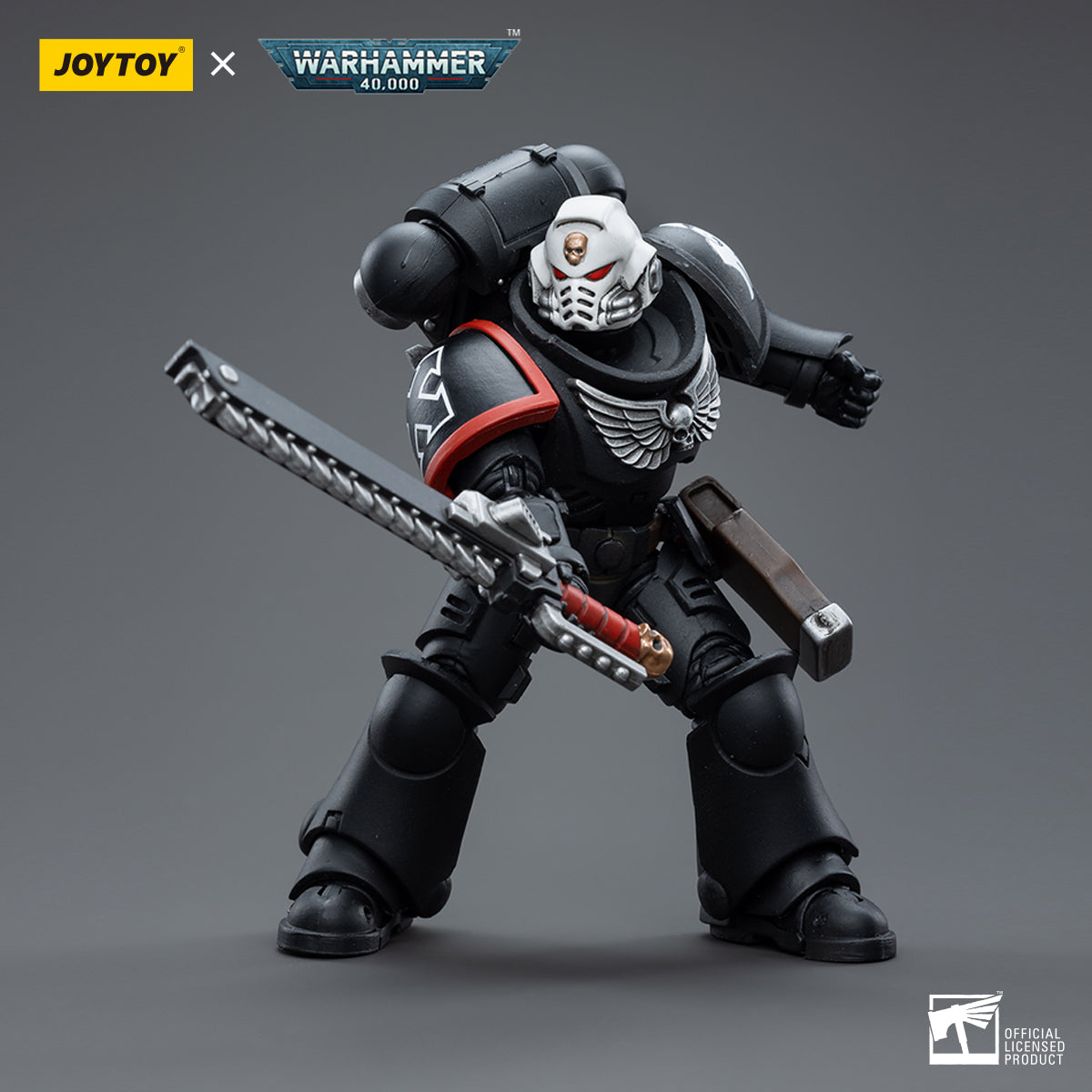 JOYTOY 1/18 Scale Warhammer 40K Raven Guard Intercessors Action Figure Set (4pcs) - Perfect for Collectors, Tabletop Gaming & Display
