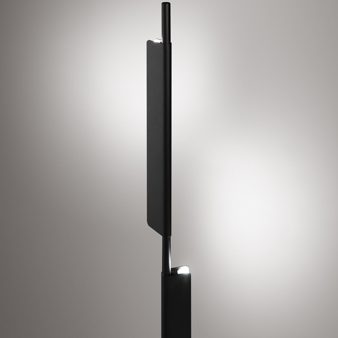 Blu Dot Modern Cowl Floor Lamp - Adjustable Height LED Standing Light for Living Room, Bedroom, or Office - Warm White Lighting for Reading & Relaxation