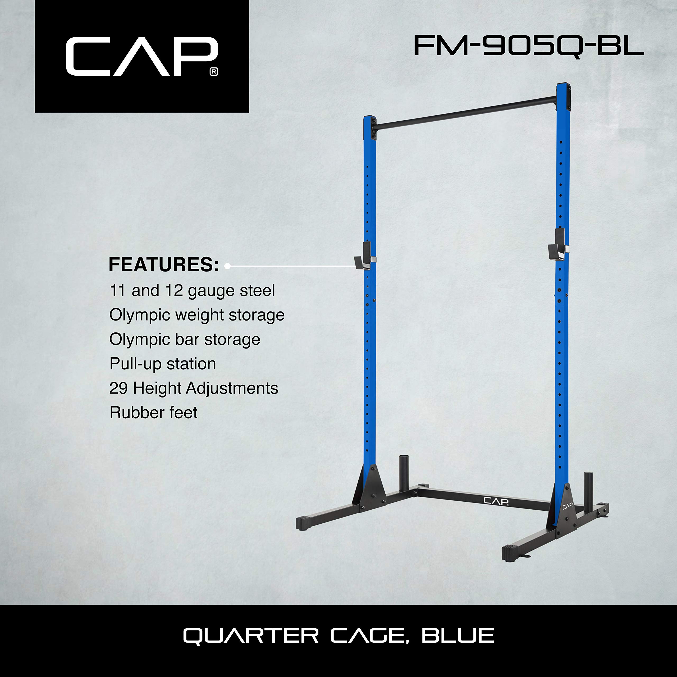 CAP Barbell Power Racks & Attachments - Heavy Duty Home Gym Equipment for Weightlifting & Strength Training - Perfect for Home Workouts & CrossFit Training