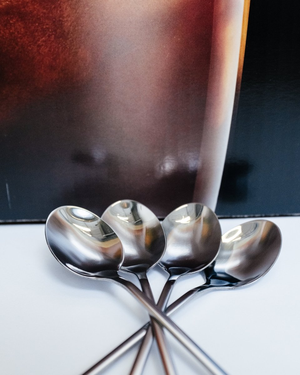 Premium Stainless Steel Coffee Spoon Set - Durable & Rust-Proof for Espresso, Tea, Desserts - Perfect for Home, Office, Cafe & Restaurant Use