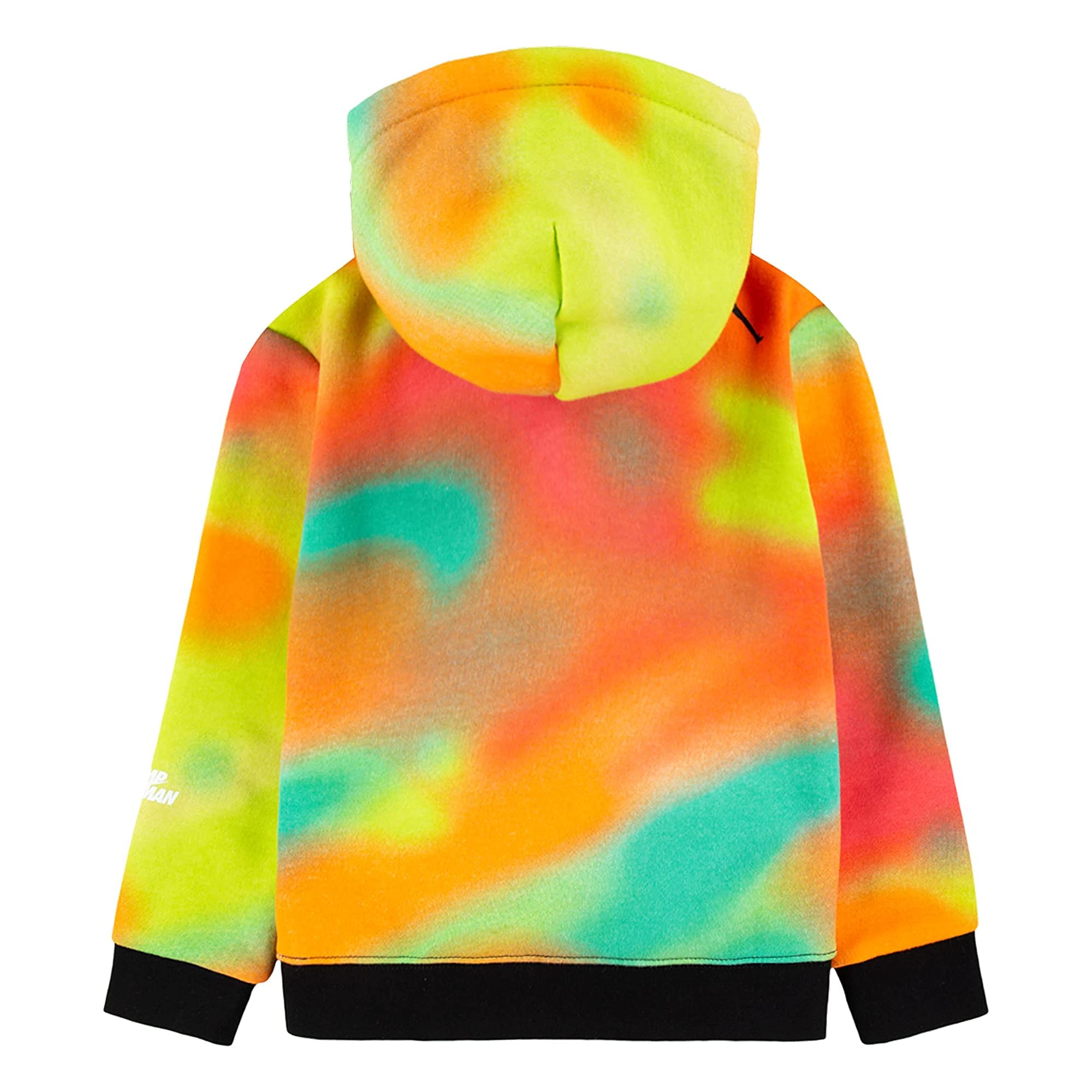 Jordan Baby Boy's MJ MVP HBR All Over Print Fleece Sweatshirt - Cute Toddler Hoodie for Boys, Warm Fleece Pullover with Basketball Design - Perfect for Playdates, Preschool & Casual Outings