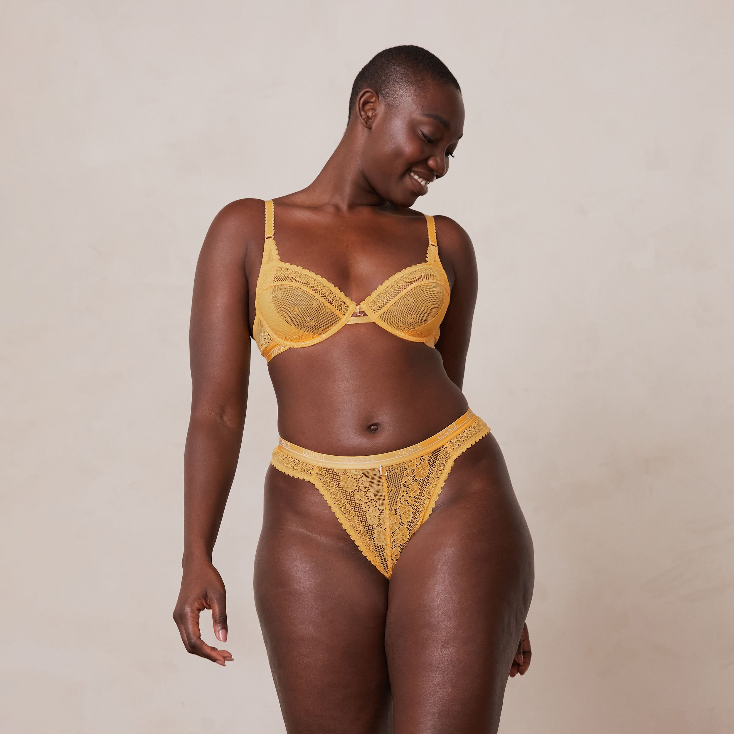 Liberty Balcony Bra - Comfortable Wireless Mustard Yellow Bralette for Women | Perfect for Yoga, Lounge & Everyday Wear