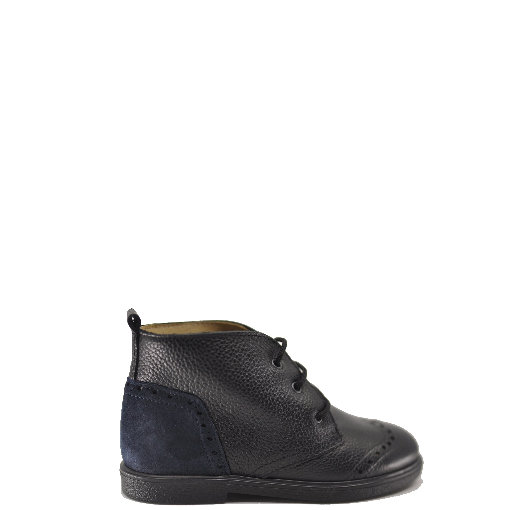 Blublonc Women's Black Pebbled Leather Ankle Boots - Stylish & Comfortable Booties for Casual Outfits, Office Wear & Night Out