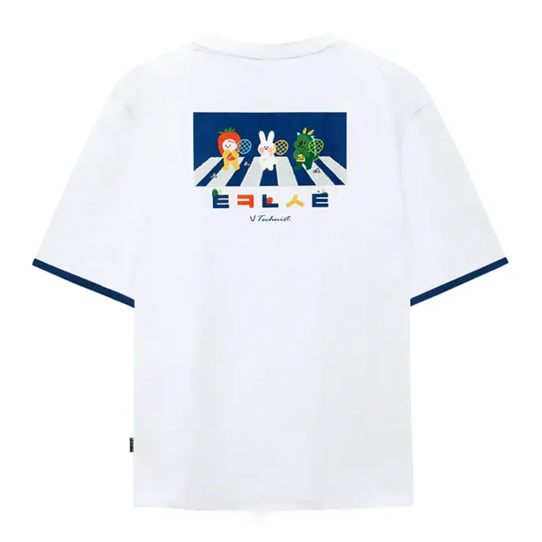 Technist TNT5449 Unisex Cotton-Like Comfort T-Shirt - Soft Breathable Fabric for Men & Women - Perfect for Casual Wear, Gym & Everyday Use [White]
