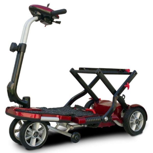 EV Rider Transport Plus Folding Mobility Scooter - Lightweight Electric Scooter for Adults & Seniors - Compact Travel Scooter for Shopping, Airports & Outdoor Adventures