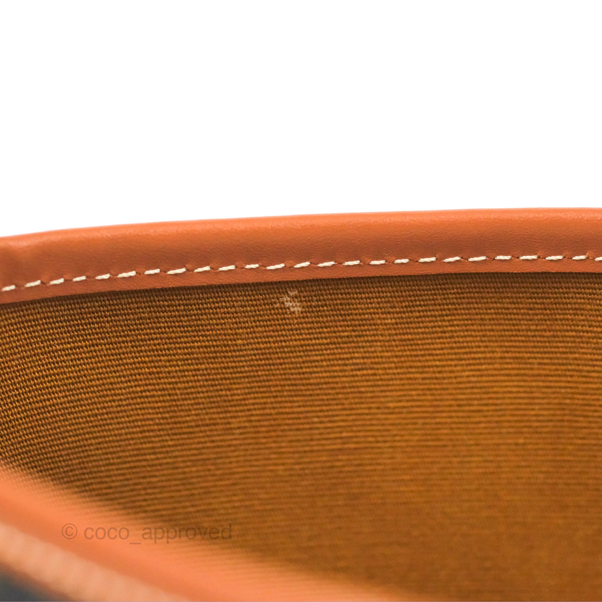 Celine Small Bucket Bag in Triomphe Canvas & Tan Calfskin Leather - Perfect for Everyday Use, Work & Travel