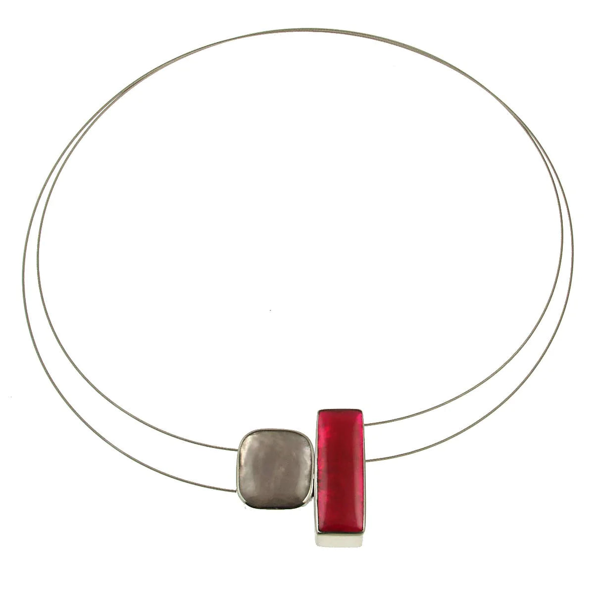 Square & Rectangle Pendant Necklace - Elegant Geometric Jewelry for Women | Perfect for Everyday Wear, Parties & Special Occasions