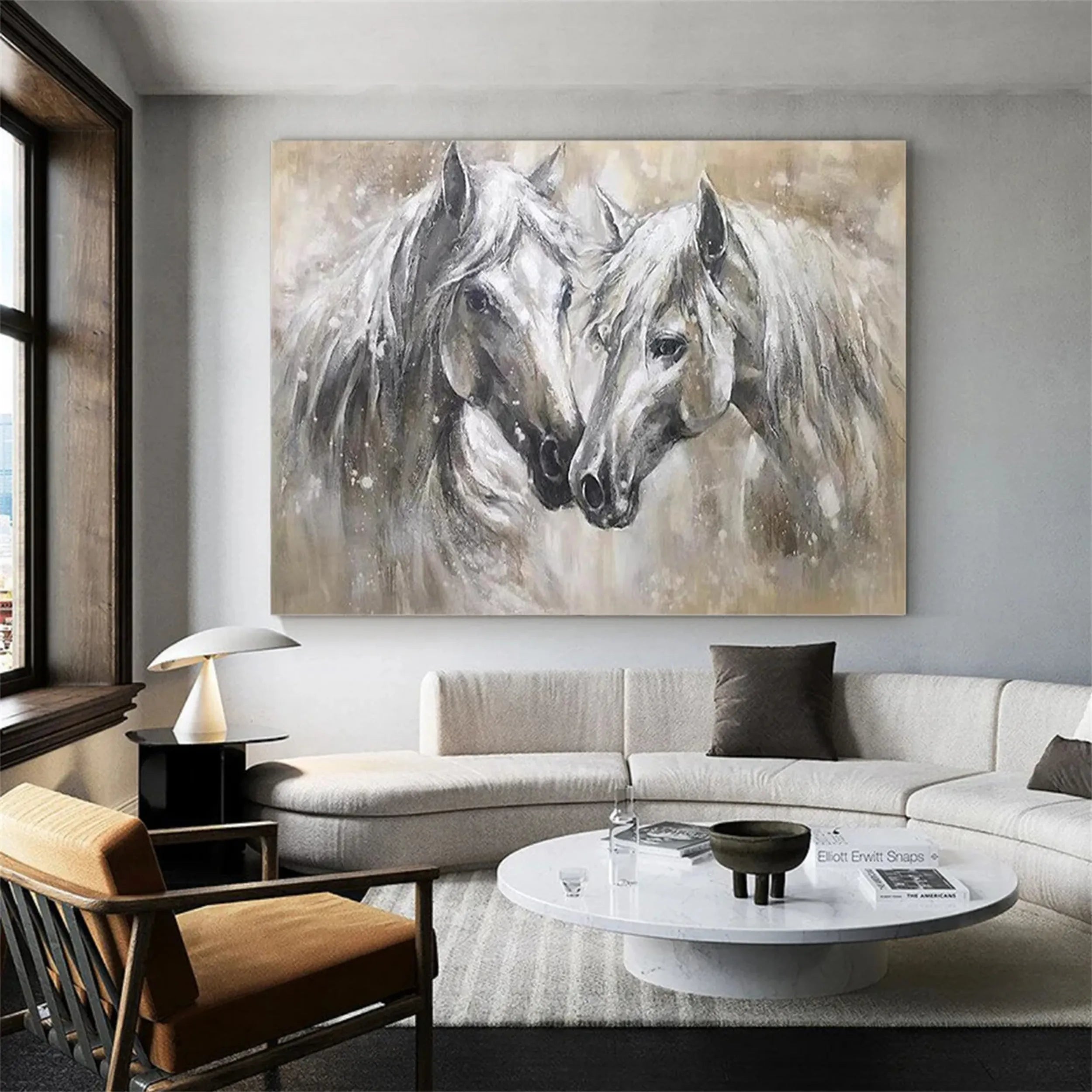 Animal Art Painting #AP046 - Handmade Wildlife Canvas Wall Decor for Living Room, Bedroom & Office