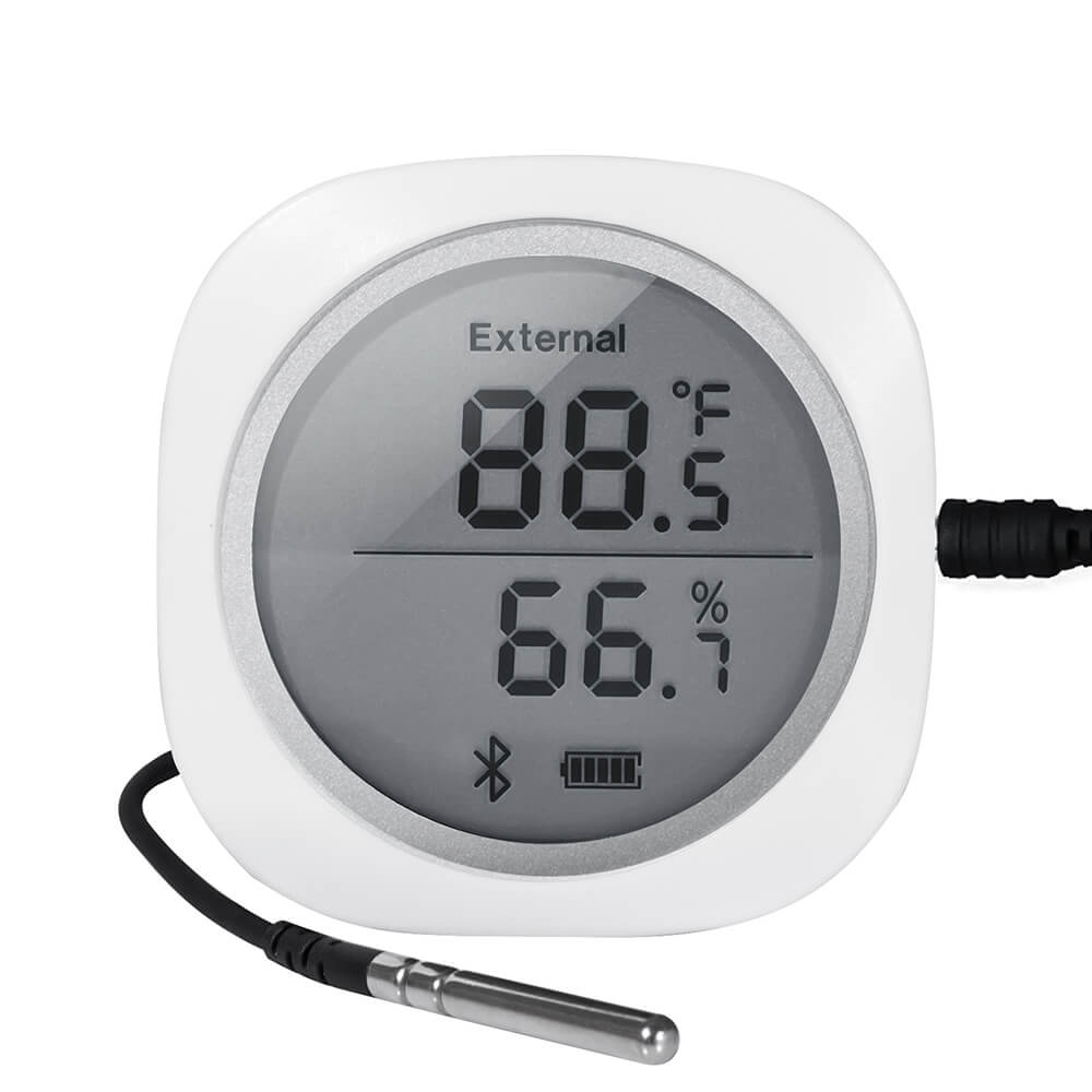 Bluetooth Hygrometer Thermometer IBS TH1 Plus - Wireless Temperature & Humidity Monitor for Home, Greenhouse, Wine Cellar & Baby Room
