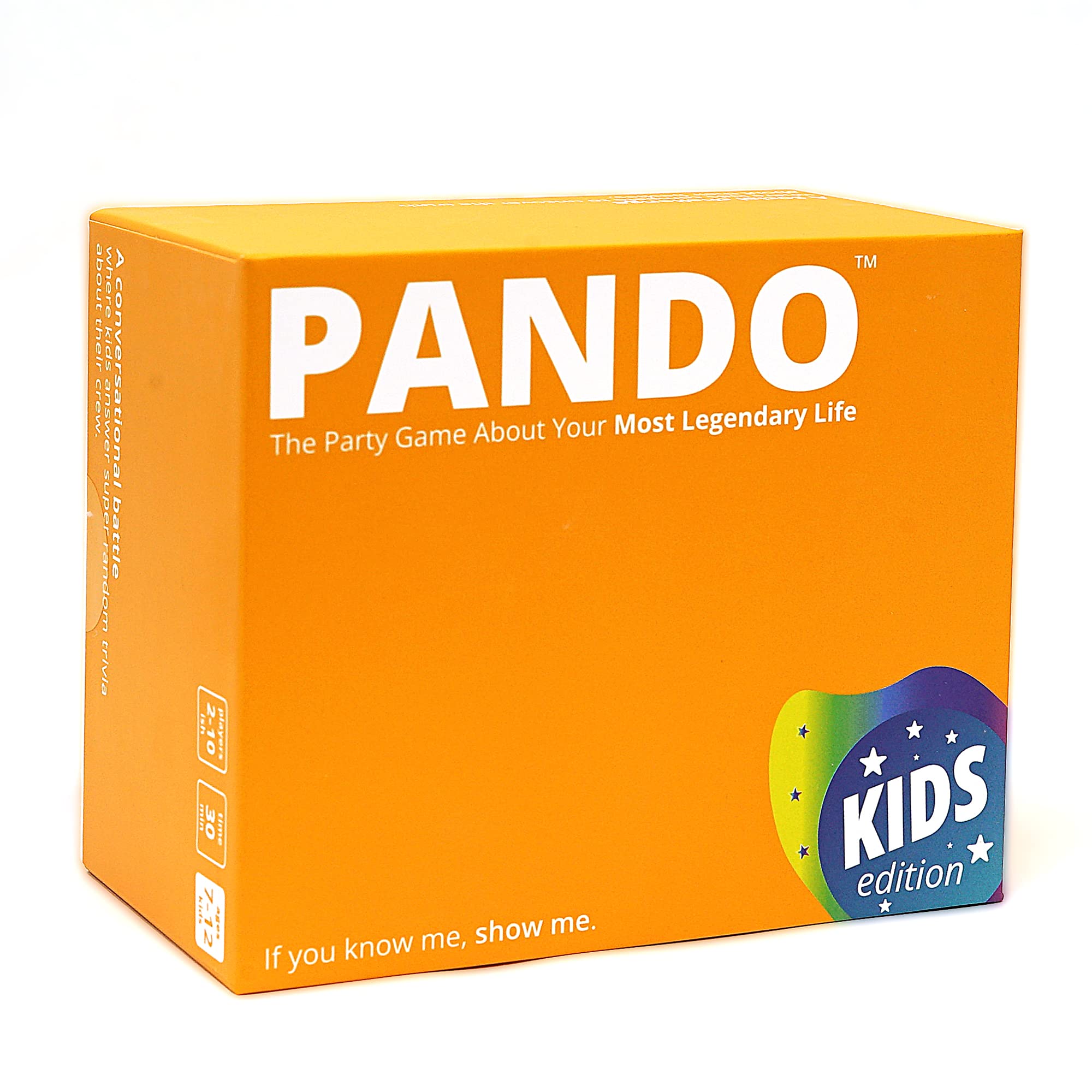 PANDO Kids Edition - Fun Party Game & Conversation Starter for Children - Icebreaker & Get to Know You Game for Family Gatherings, Playdates & Classroom Activities
