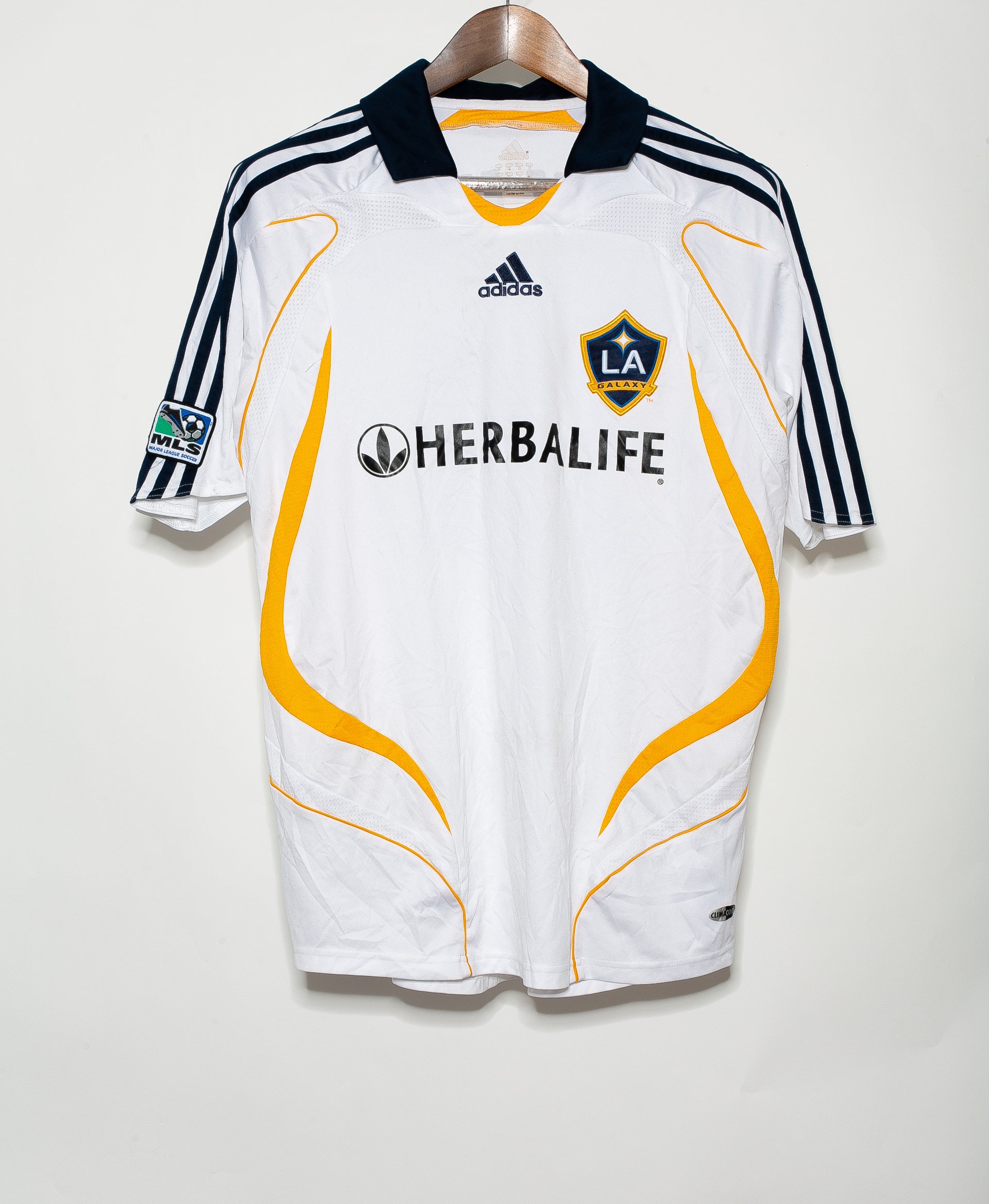 Authentic 2007 Los Angeles Galaxy Home Jersey #23 David Beckham (Size M) - Perfect for Soccer Fans, Collectors, and Game Day Outfits