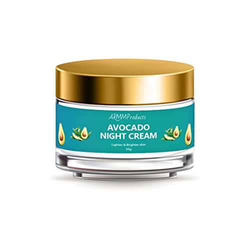 ARMM Products Avocado Night Cream for Radiant Skin - Deeply Nourishing & Anti-Aging Face Moisturizer for Women, 50g - Perfect for Nighttime Skincare Routine & Dry Skin Care