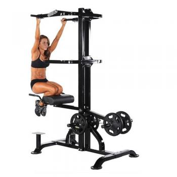 Powertec Levergym Chin/Dip Assist L CDA+20 - Home Gym Strength Training Equipment for Pull-Ups & Dips - Perfect for Home Workouts & Fitness Enthusiasts