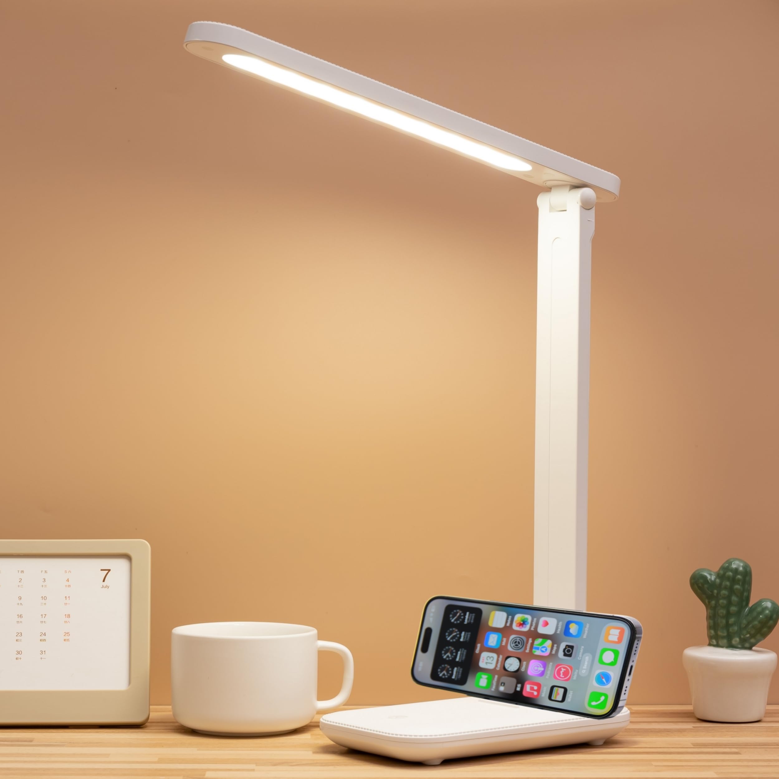 Dimmable LED Desk Lamp with 3 Lighting Modes & USB Charger - Eye Protection Study Light for Home Office, Reading, Working - Perfect Gift for Students & Professionals