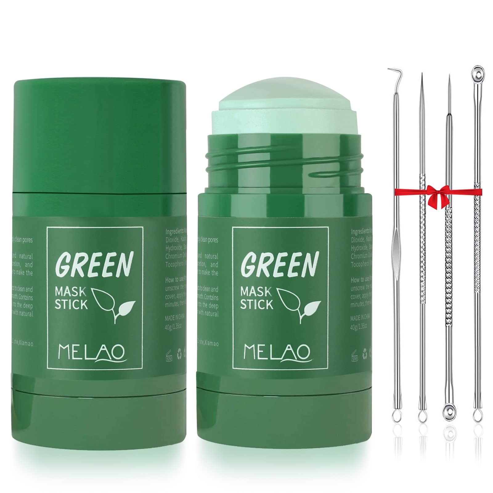 Fenshine Green Tea Purifying Clay Stick Mask - Deep Cleansing, Blackhead Remover & Oil Control for All Skin Types | Hydrating Face Mask for Women & Men | Perfect for Daily Skincare Routine & Spa Nights
