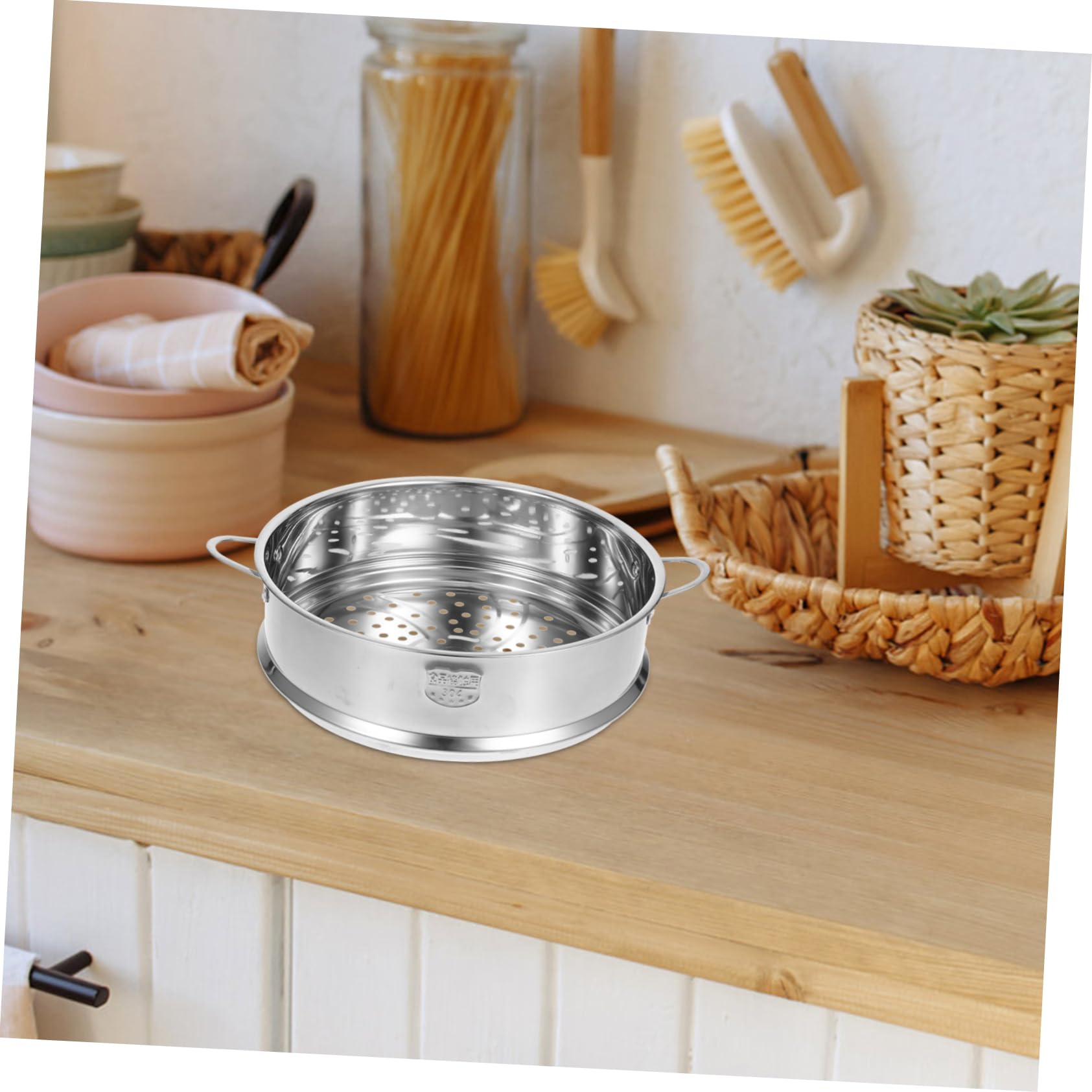 Premium Stainless Steel Steamer Basket - 3-Tier Multi-Functional Food Steamer for Dumplings, Vegetables & Seafood - Durable Kitchen Steamer for Healthy Cooking, Meal Prep & Asian Cuisine