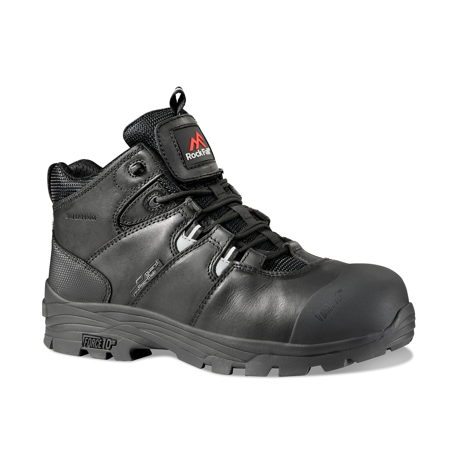 Rock Fall TC3000 Rhyolite Waterproof Steel Toe Safety Boots - OSHA Compliant Work Shoes for Construction, Industrial & Outdoor Use