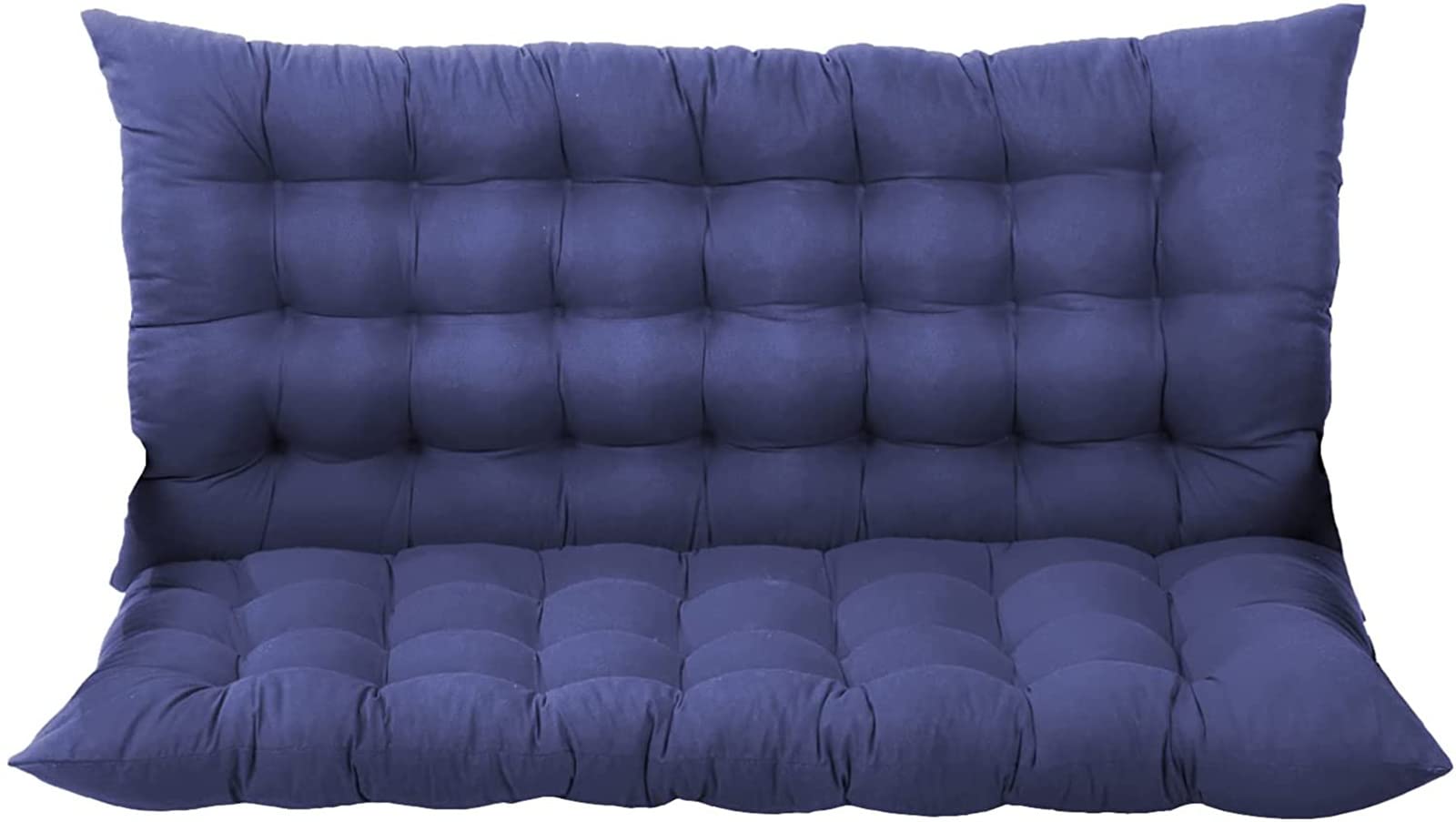Outdoor Swing Cushions for 2-3 Seater - Soft Comfortable Non-Slip Replacement Cushions with Backrest - Perfect for Garden, Patio, Porch & Outdoor Bench Seating