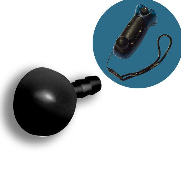 Analox O2EII Pro Push-In Domed Adaptor with Barbed Spigot - Oxygen Sensor Fitting for Industrial & Medical Gas Applications